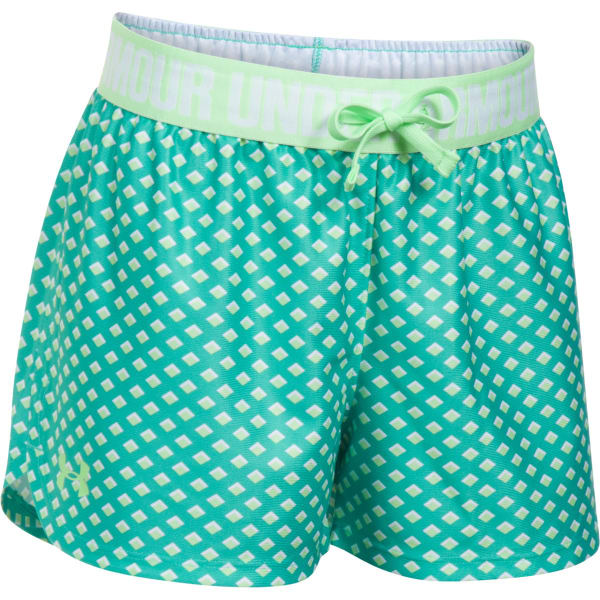 UNDER ARMOUR Girls' Play Up Printed Running Shorts