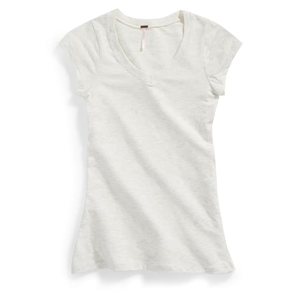 POOF Juniors' V-neck Short Sleeve Tee