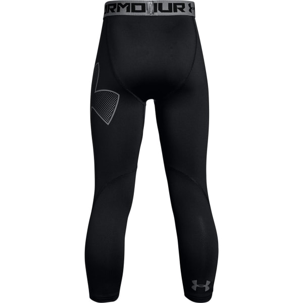 UNDER ARMOUR Boys' HeatGear Armour Logo ¾ Leggings