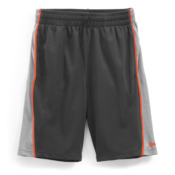 SPALDING Men's Dimpled Mesh Heather Basketball Shorts