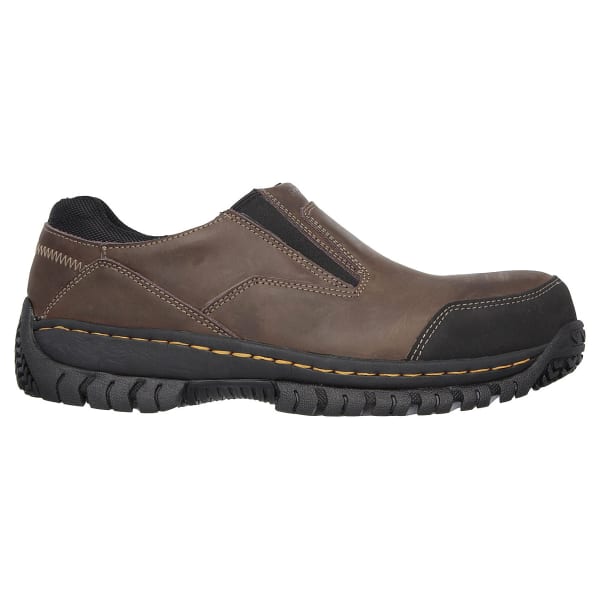 SKECHERS Men's Work Relaxed Fit: Hartan Steel Toe Work Shoes