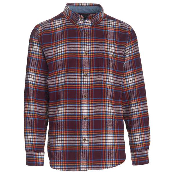 WOOLRICH Men's Trout Run Plaid Flannel Shirt