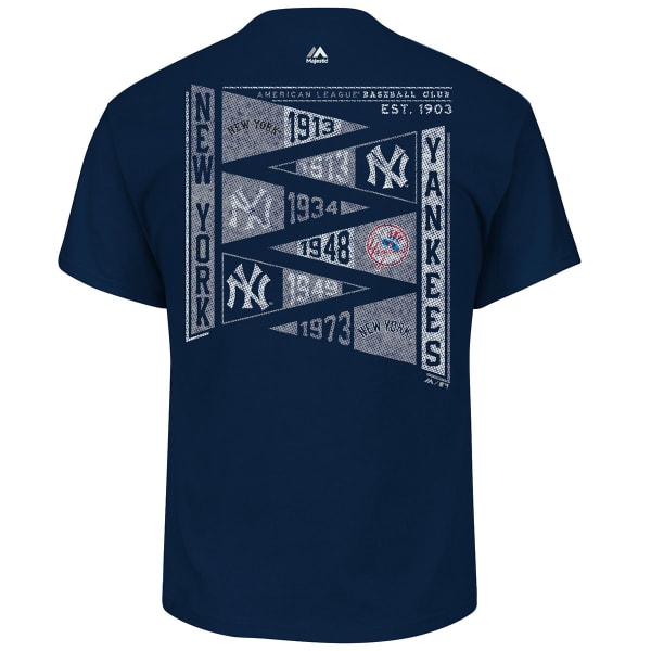 NEW YORK YANKEES Men's Raise the Pennant Short-Sleeve Tee