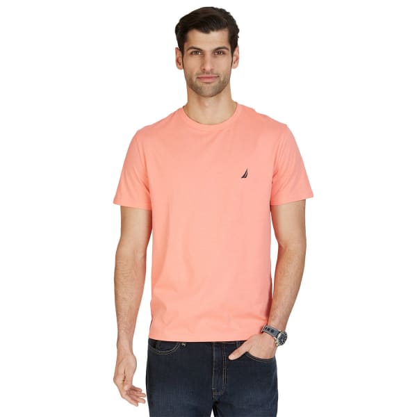 NAUTICA Men's Solid Short Sleeve Crewneck Tee