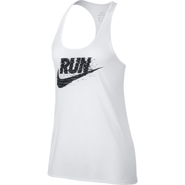 NIKE Women's Dri-FIT Swoosh Racerback Running Tank Top