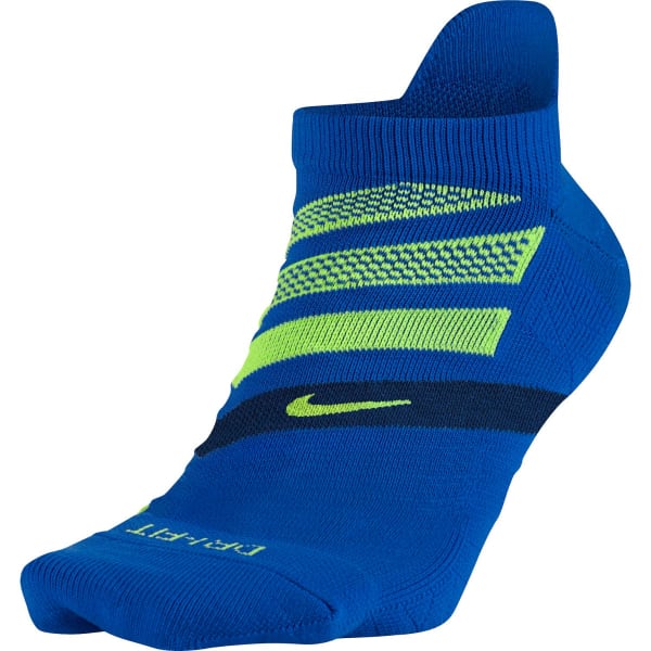 NIKE Men's Dri-Fit Performance Cushion No-Show Running Socks