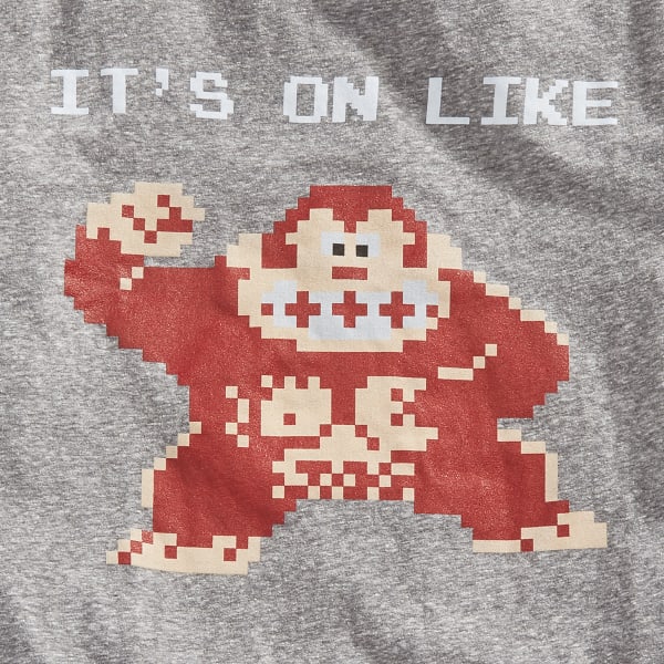 HYBRID Guys' Nintendo It's On Pixel Short-Sleeve Tee