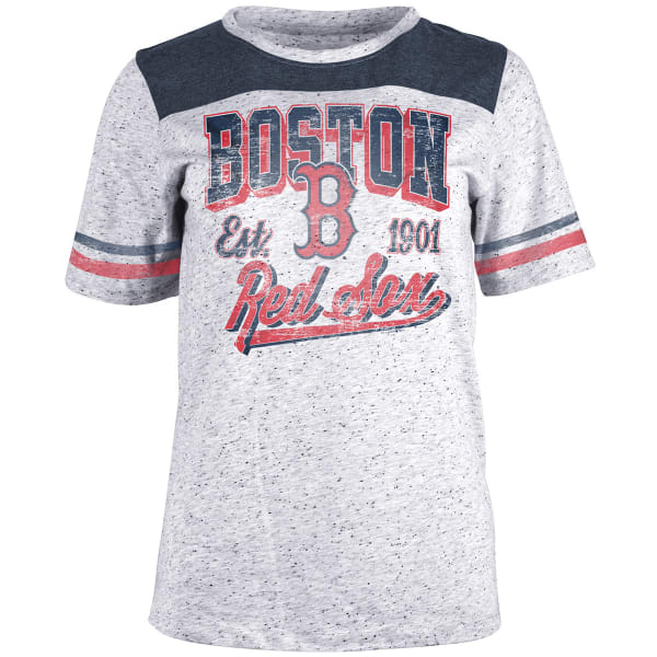 BOSTON RED SOX Women's White Pepper Short-Sleeve Tee