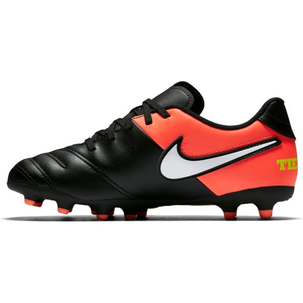 NIKE Big Kids' Junior Tiempo Rio III Firm Ground Soccer Cleats