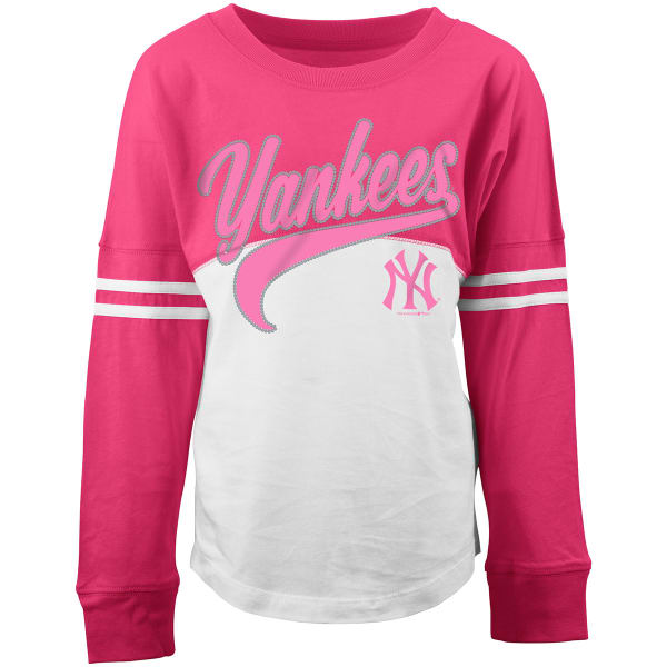 NEW YORK YANKEES Girls' Pink Jersey - Bob's Stores