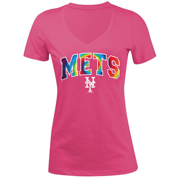 NEW YORK METS Girls' Tie-Dye Short-Sleeve Tee