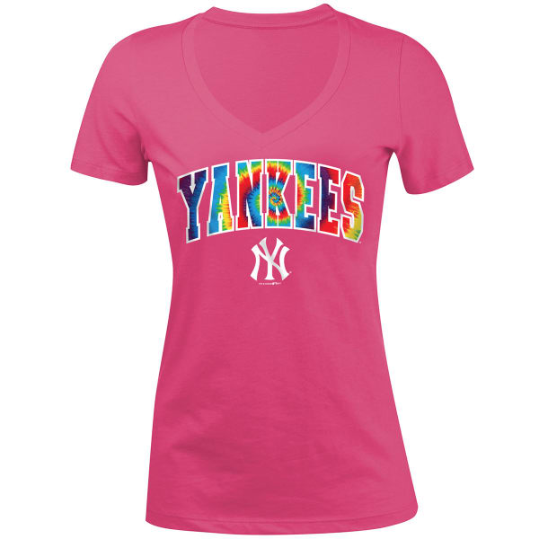 NEW YORK YANKEES Girls' Tie-Dye Short-Sleeve Tee