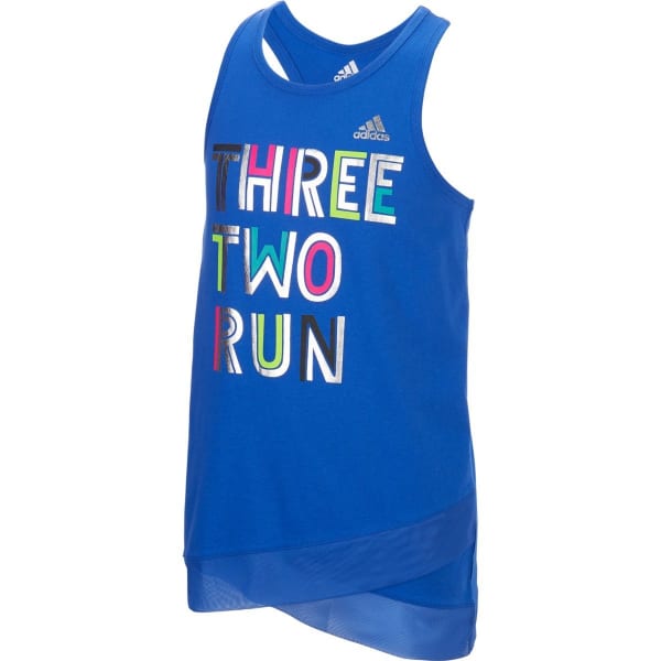 ADIDAS Girls' Three Two Run Tank