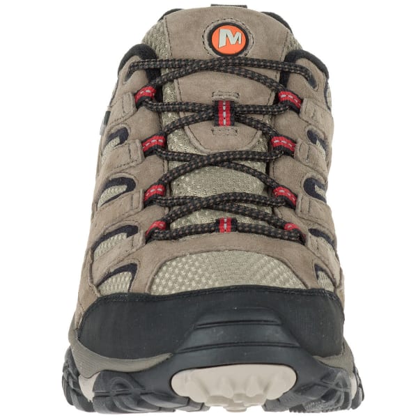 MERRELL Men's Moab 2 Waterproof Low Hiking Shoes, Wide, Bark Brown