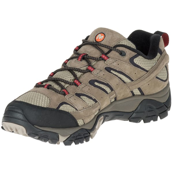 MERRELL Men's Moab 2 Waterproof Low Hiking Shoes, Wide, Bark Brown