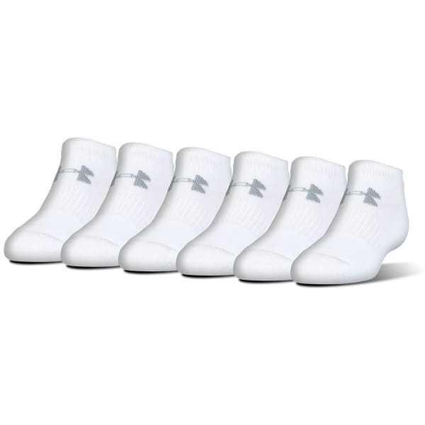 UNDER ARMOUR Men's Charged Cotton No-Show Socks, 6 Pack