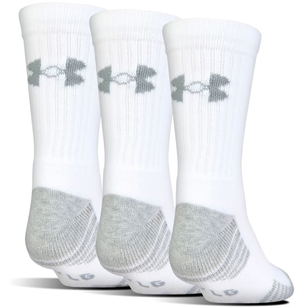 UNDER ARMOUR Men's Heatgear Tech Crew Socks, 3 Pack