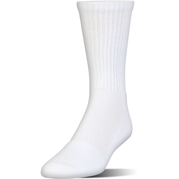 Under Armour Boys' Resistor III Crew Socks 6-Pack - White