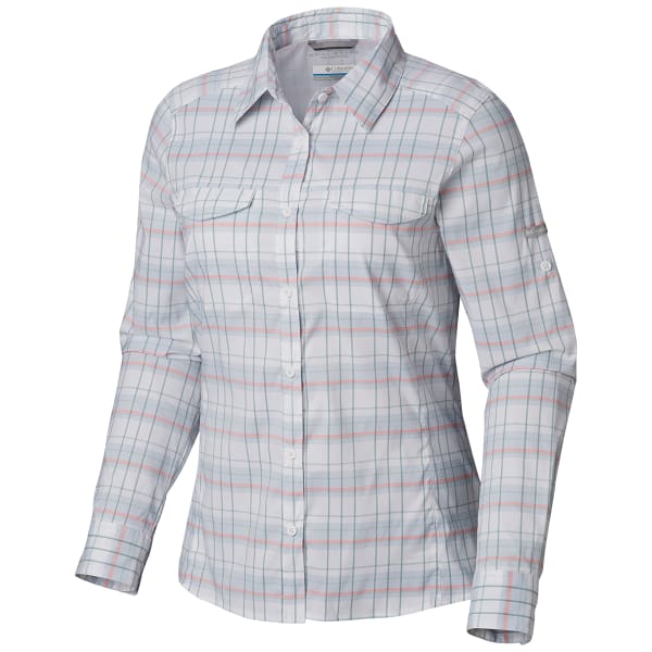 COLUMBIA Women's Silver Ridge Lite Plaid Long-Sleeve Shirt