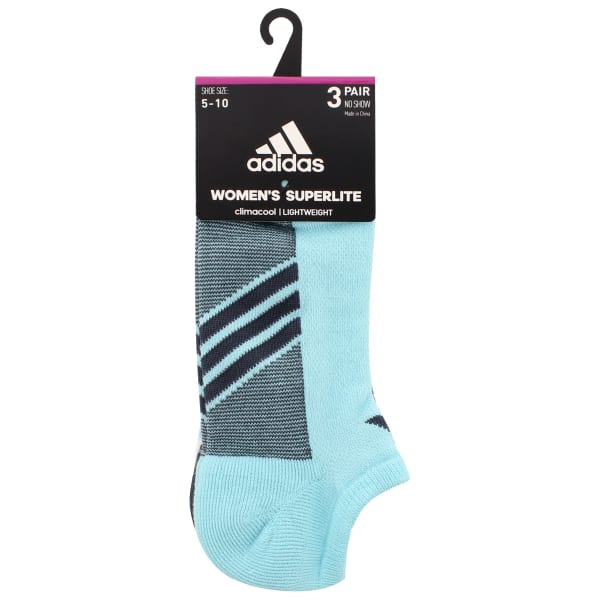 ADIDAS Women's Climacool Superlite No Show Socks, 3 Pack