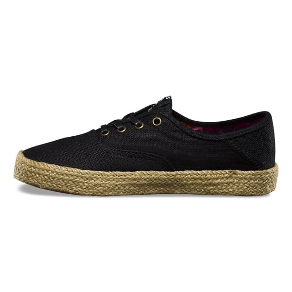 VANS Women's Authentic Espadrille Sneakers, Black