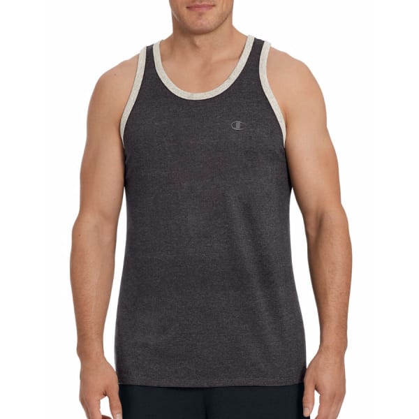 CHAMPION Men's Classic Jersey Ringer Tank Top