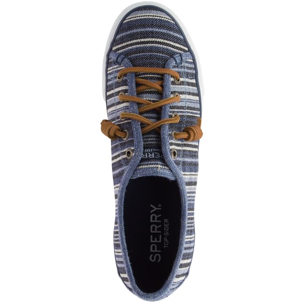 SPERRY Women's Seacoast Denim Stripe Sneakers, Navy