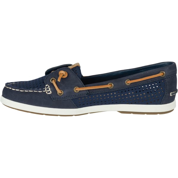 SPERRY Women's Coil Ivy Perforated Boat Shoes, Navy