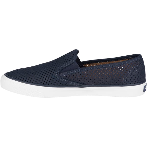 SPERRY Women's Seaside Perforated Leather Slip-On Sneakers