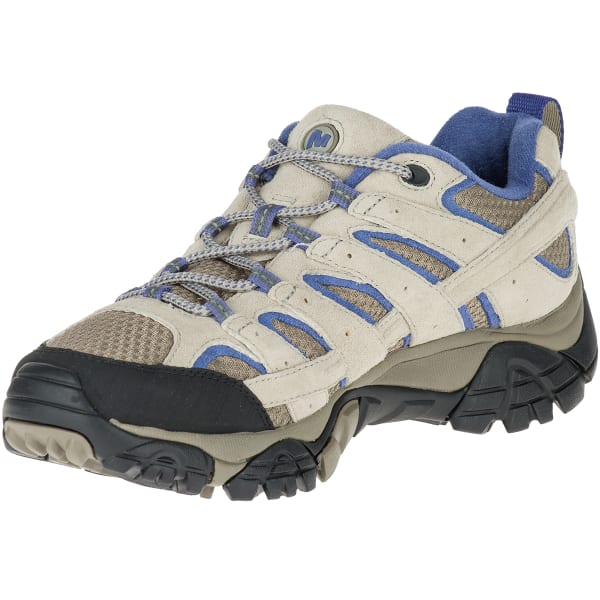 MERRELL Women's Moab 2 Ventilator Hiking Shoes, Aluminum/Marlin