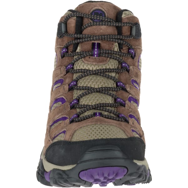 MERRELL Women's Moab 2 Vent Mid Hiking Boots, Bracken/ Purple