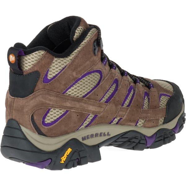 MERRELL Women's Moab 2 Vent Mid Hiking Boots, Bracken/ Purple