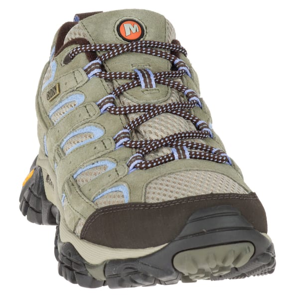 MERRELL Women's Moab 2 Low Waterproof Hiking Shoes, Dusty Olive