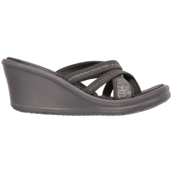 SKECHERS Women's Rumblers - Pen Pal Sandals, Gray