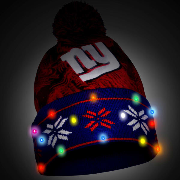 NEW YORK GIANTS Big Logo Light Up Printed Beanie