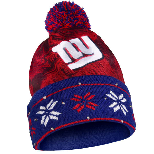 NEW YORK GIANTS Big Logo Light Up Printed Beanie