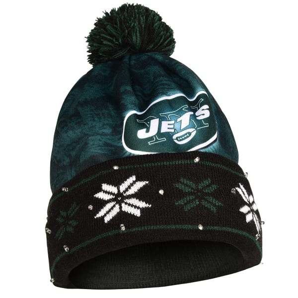 NEW YORK JETS Big Logo Light Up Printed Beanie