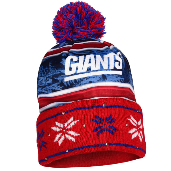 NEW YORK GIANTS Wordmark Light Up Printed Beanie