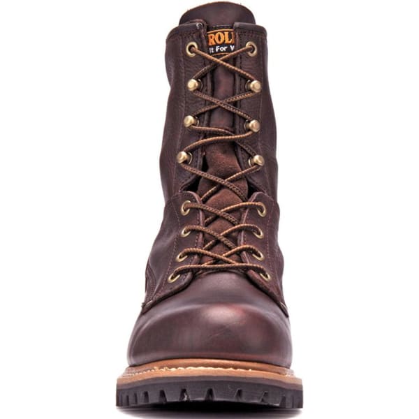 CAROLINA Men's 8" Logger Boots, Medium Brown