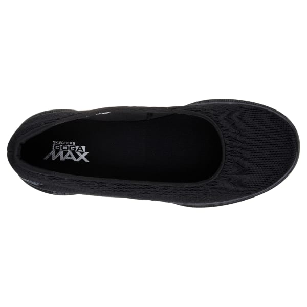 SKECHERS Women's Go Step Lite Solace Flats, Black