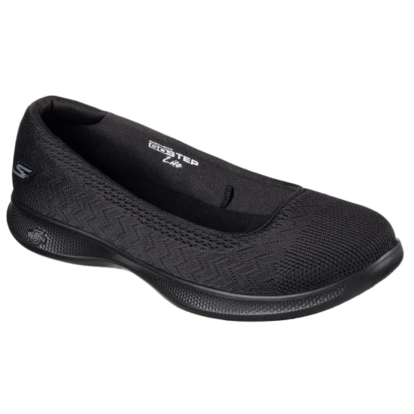 SKECHERS Women's Go Step Lite Solace Flats, Black - Bob’s Stores