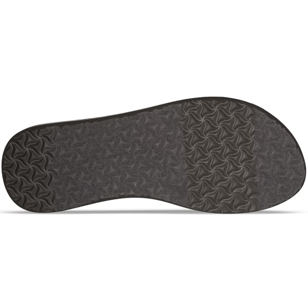 TEVA Women's Mush Kalea Flip Flops, Pasa Black/White