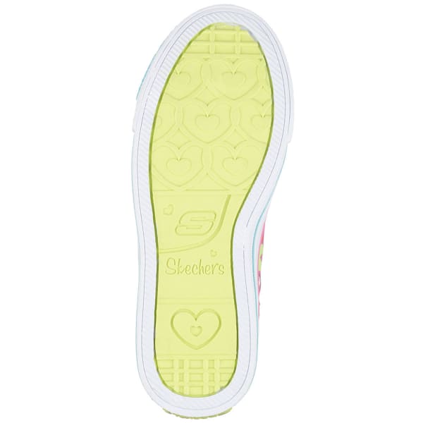 SKECHERS Girls' Twinkle Toes: Shuffles - Chat Time Sneakers