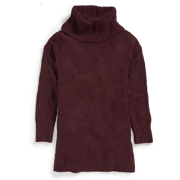 TAYLOR & SAGE Juniors' Chenille Cowl Neck Tunic Sweater