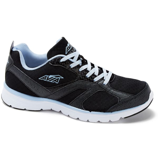 AVIA Women's Avi-Cube Running Shoes, Black/Blue, Wide