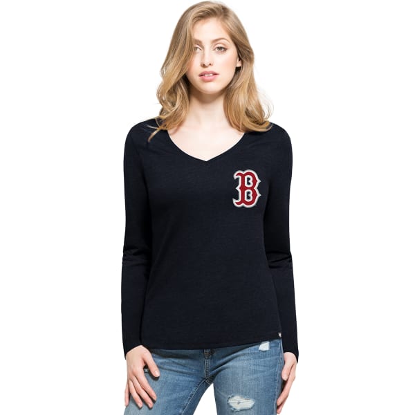 BOSTON RED SOX Women's '47 Clutch Backer Long-Sleeve Tee