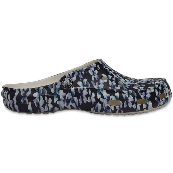 CROCS Women's Freesail Graphic Clogs, Blue Floral