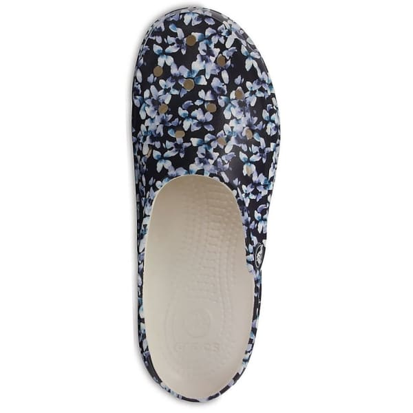 CROCS Women's Freesail Graphic Clogs, Blue Floral