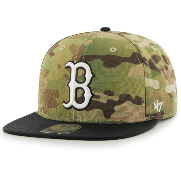 BOSTON RED SOX Men's Overlord 47 Captain Camo Snapback Cap