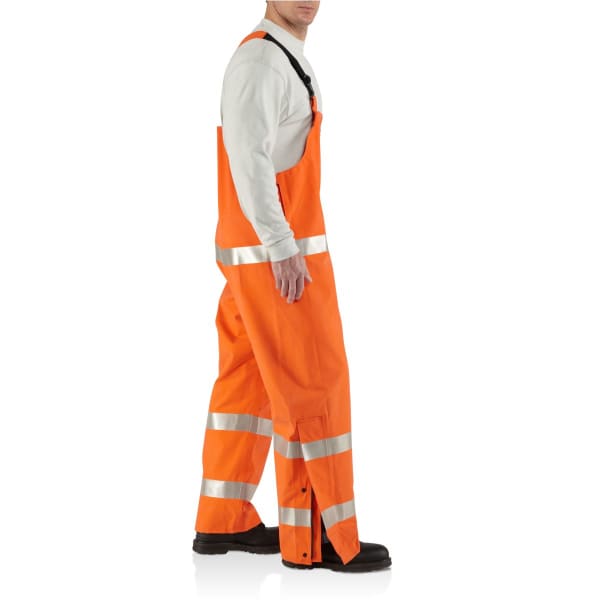 CARHARTT Flame-Resistant Rainwear Bib Overall, Extended Sizes